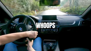 BMW M2 Almost Crashes