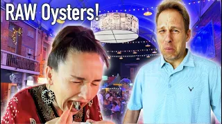 Westerners Try RAW OYSTERS for the FIRST TiMe! ~ Eat Street ~ Brisbane, Australia