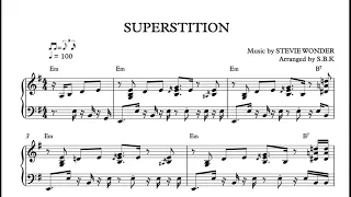 Stevie Wonder_Superstition(Jazz Piano Transcription)
