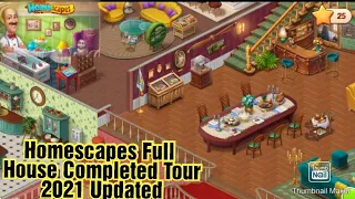 Homescapes Full House Completed Tour | Updated 2021 |