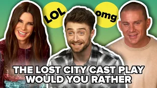 Daniel Radcliffe, Sandra Bullock & Channing Tatum Play Would You Rather