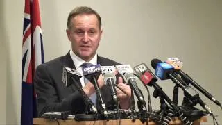 Post-Cabinet Press Conference - John Key PM