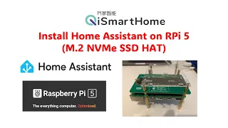 Install home assistant on raspberry pi 5 with M.2 NVMe SSD Hat