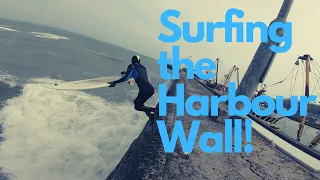 Cornwall surf session on sketchy wave