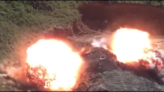 🇰🇷숨을 곳이 없다! FA50 JDAM 타격!! (ROKAF FA-50! GBU-38 JDAM live fire! 🔥) #Shorts
