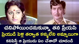 IF THE BELOVED APPEARS WITHOUT SIGHT AGAIN |  SOBHAN BABU | JAYA SUDHA | TELUGU CINEMA ZONE