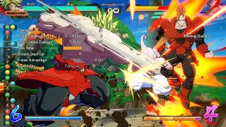 [DBFZ] BrolyZ - 100% combo from M command grab (w/A16/Yamcha)