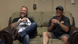 WRIF's Meltdown talks with James from Metallica before Comerica Park Show