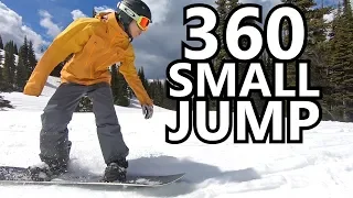 How To Front 360 a Small Jump - Snowboard Tricks