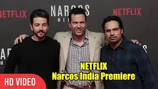 NETFLIX Narcos India Premiere | Season 4 | Michael Pena, Diego Luna, Eric Newman