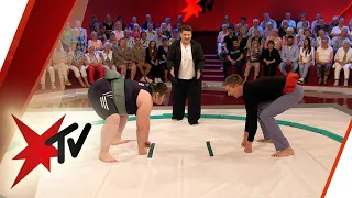 Das große Sumō-Duell: Steffen Hallaschka vs. Europameisterin Marie-Luis | stern TV Talk