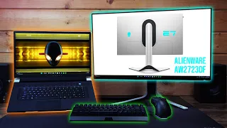 My New Alienware Gaming Setup 2.0 Featuring X17 r2 and AW2723DF