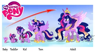 My Little Pony Characters GROWING UP Compilation | SH Growing Up