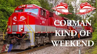 Corman Kind Of Weekend | Various shots of the RJ Corman Sand and ALCAN trains over the weekend