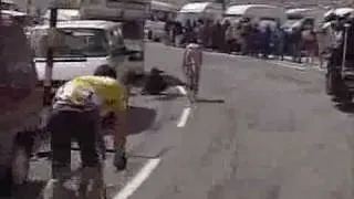 Lance Armstrong vs Marco Pantani Tour de France 2000-Mont Ventoux