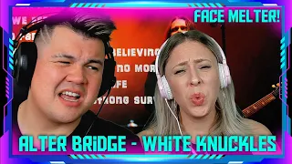 Millennials React to White Knuckles by Alter Bridge Lyric Video | THE WOLF HUNTERZ Jon and Dolly