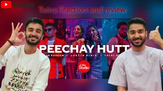 Indian Twins react to Peechay Hutt | Justin Bibis | Talal Qureshi | Coke Studio | IVreacts