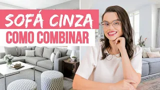 DEIXE SUA DECORAÇÃO INCRÍVEL COM SOFÁ CINZA - Mariana Cabral