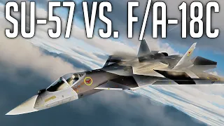 Su-57 VS. F/A-18C!! "Top Gun Maverick" | DCS World