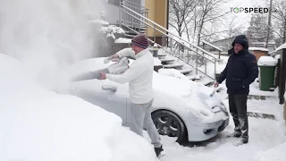 Odstrániť sneh z auta like a boss? 😎 TOPSPEED.sk