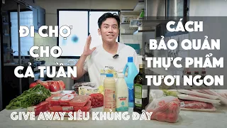 Bí quyết đi chợ cả tuần cho mùa dịch của Dino / GIVEAWAY 10 DỤNG CỤ TUPPERWARE // Dinology