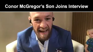 Conor McGregor's Son Interrupts Interview