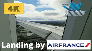 Microsoft Flight Simulator 2020 : Air France A320 Neo Landing at Heathrow in 4k