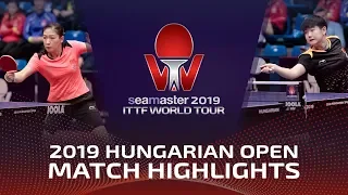 Liu Shiwen vs Sun Yingsha | 2019 ITTF World Tour Hungarian Open Highlights (1/4)