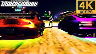 NFS: Underground 2 - Stage 3 - Part 2 - Toyota Supra - 4K 60FPS - Remastered