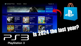 PS3 PlayStation Store - Browsing the Store in 2024