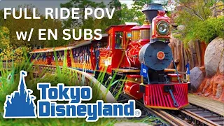 [EN Subs] Western River Railroad - Tokyo Disneyland Park, Japan | 4K 60FPS POV
