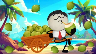 What if it Rained Coconuts? + more videos | #aumsum #kids #children #cartoon #whatif