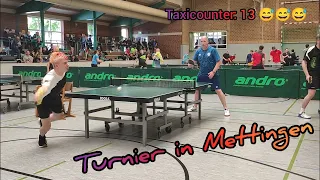 Die Tischtennis Taxi-Taktik gegen mein Material - Turnier in Mettingen - Dirk Wonsak vs Lars Kriegel