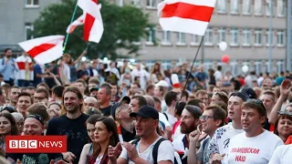 Belarus protests continue despite crackdown - BBC News