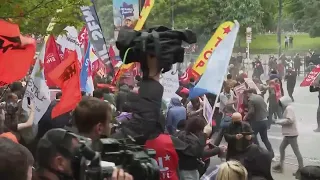 Clashes at May Day protest in Istanbul