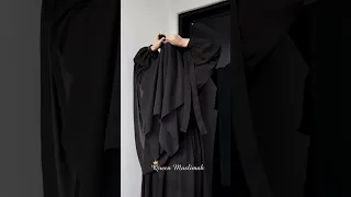 layer niqab tutorial || Niqab styles #shorts #niqab #hijabstyle