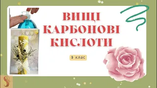 Вищі карбонові кислоти, хімічні властивості. Хімія 9-10 клас