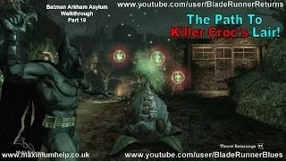 19 The Path To Killer Croc's Lair! Batman Arkham Asylum Walkthrough Hard Difficulty PC Max Settings