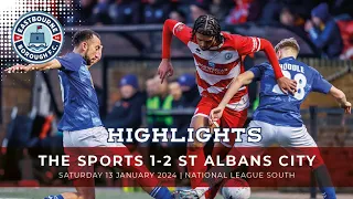 Highlights: Eastbourne Borough vs St Albans City, 13/01/24