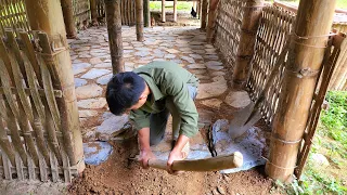 Full Video: 365 Days Complete The Goal and How To Pave a Stone Floor For a Bamboo House