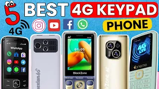 Top 5 Best 4G Keypad Phone in 2024 😍😍 | New 4G Keypad Mobile in India | Review Firm