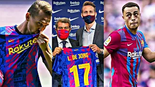 Barcelona Latest Ft. Luuk De Jong's presentation| Dest thinks he'll be fit against Bayern Minich