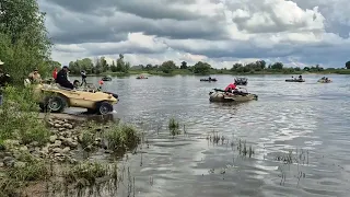 VW Typ 166 Schwimmwagen in Bleckede Elbe 19.05.2024