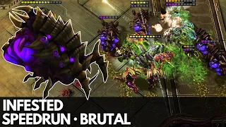 StarCraft 2 HotS - Mission 13 (Infested) - Speedrun (Brutal, all objectives)