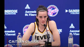 Caitlin Clark Post game Media after Connecticut Sun's game