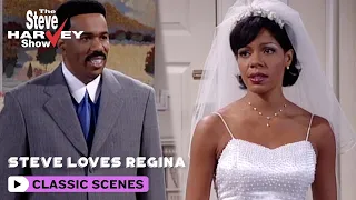 The Steve Harvey Show | Steve Tells Regina He Loves Her | Throw Back TV