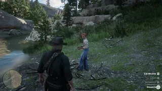 Arthur Morgan Antagonizes the Stranger Sad About Lily May