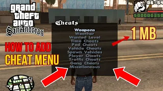 How To Download Cheat Menu in GTA San Andreas For PC | Add Cheat Menu in GTA San Andreas PC