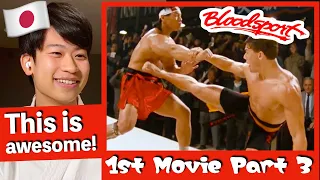 Japanese Karate Sensei Reacts To "Bloodsport 1 Part 3" for the 1st Time!