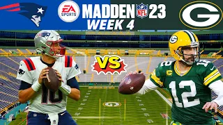 Patriots vs. Packers Week 4 - Madden NFL 23 Simulation Highlights